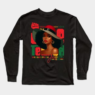 Juneteenth 1865 celebration Long Sleeve T-Shirt